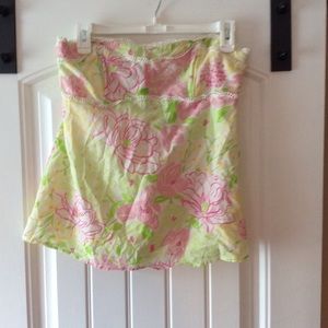 Lilly Pulitzer strapless top